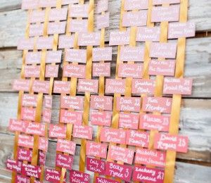 Wedding Escort Cards
