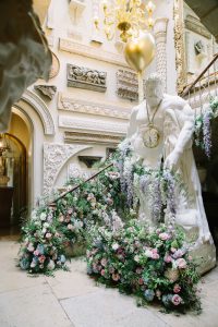 The grand staircase at Aynhoe Park Oxfordshire