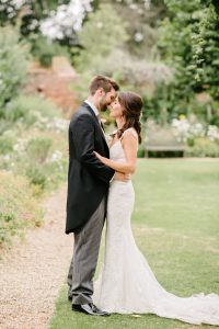 Private wedding marquee at couples home in Surrey
