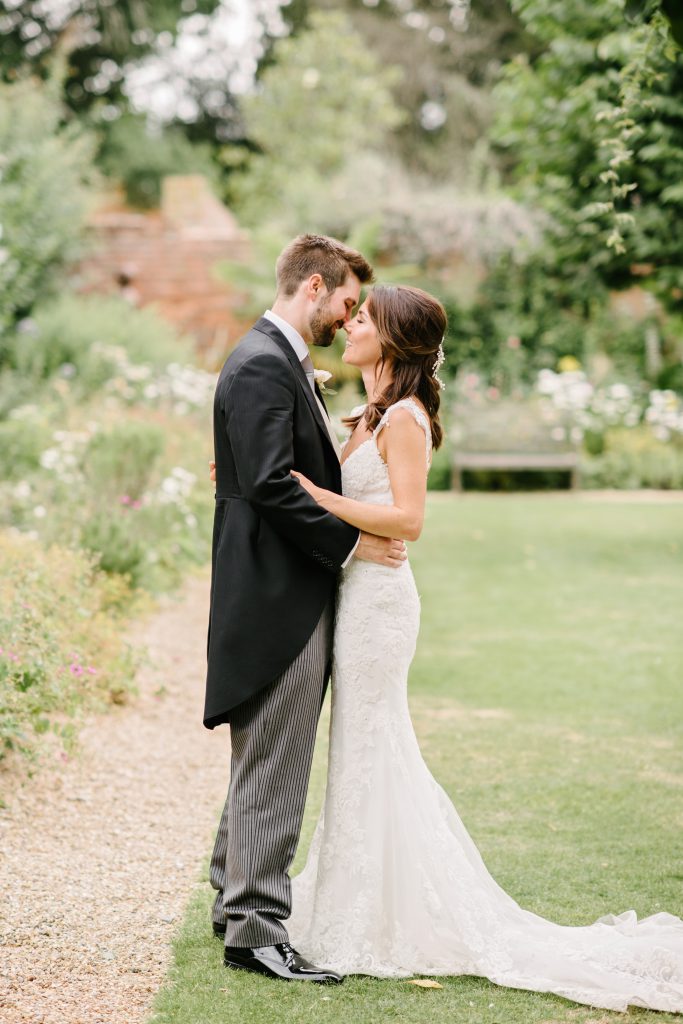 Private wedding marquee at couples home in Surrey